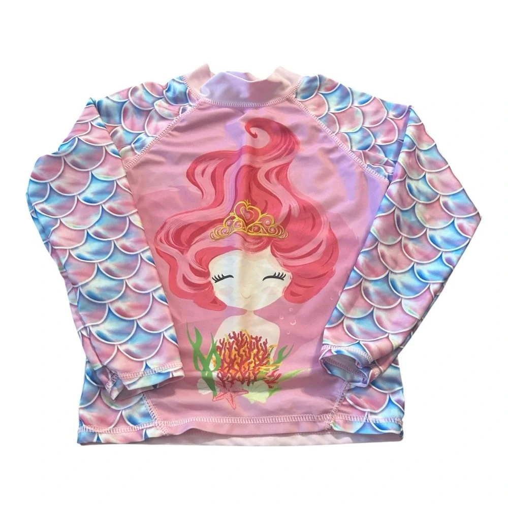 Mermaid Print Swim Set for‎ Kids